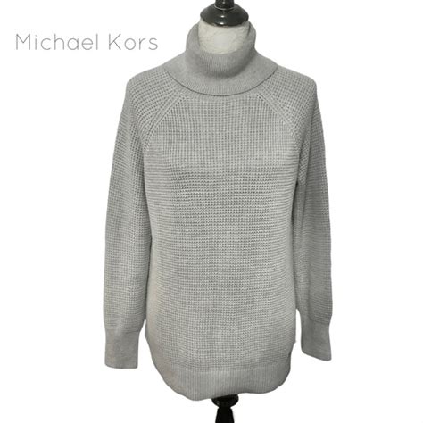 Michael Kors Pearl Heather Basics Turtleneck Sweater 